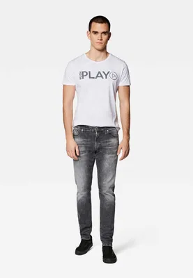 Produktbild von Mavi Herren JAMES Herren Skinny Fit Jeans Hose dark grey ultra move W27/L30