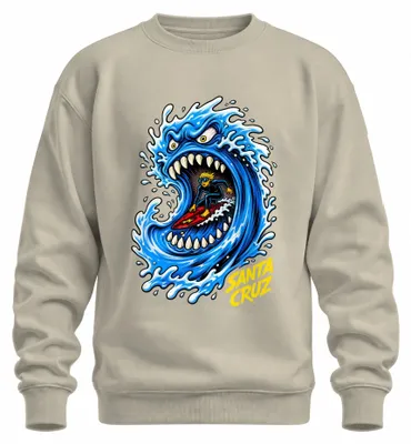Productafbeelding van Santa Cruz Surfer, Monstergolf, Oceaan, Surf, Trui, Pullover, Natuur, XL