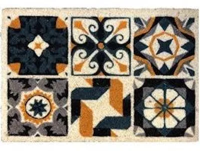 Image de Decormat Tapis Brosse Coco_cactus_40x60cm - Decormat