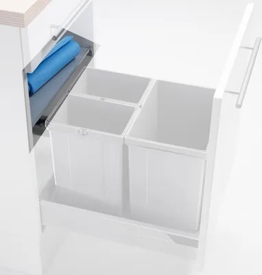 Produktbild von Naber Ersatzdeckel, alu grau.   - Mülleimer