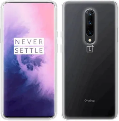 Obrázek produktu pro cofi1453® Silicone Case Basic kompatibilní s OnePlus 7 PRO Case TPU Soft Mobile Phone Cover Protection Transparent