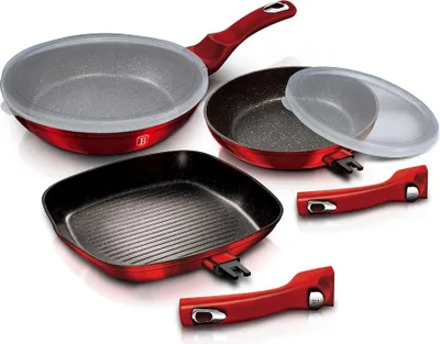 Zdjęcie produktu dla Zestaw 3 Patelni Granitowych Berlingerhaus Bh-6796