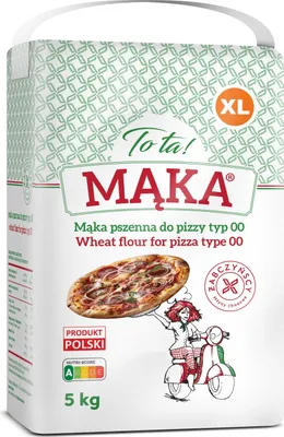Zdjęcie produktu dla Mąka pszenna na pizze typ 00 5kg - Tota