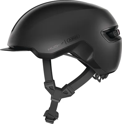 Zdjęcie produktu dla ABUS HUD-Y, Czarny, Kask, Unisex, Dorosły, Rowerowa, S