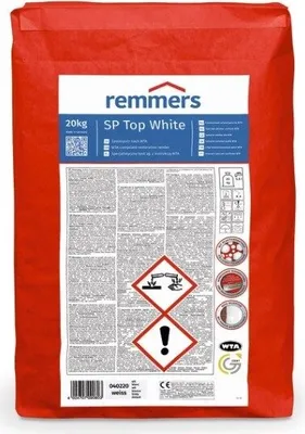 Zdjęcie produktu dla Remmers SP Top Biały 20kg Specjalny tynk do murów narażonych na wilgoć