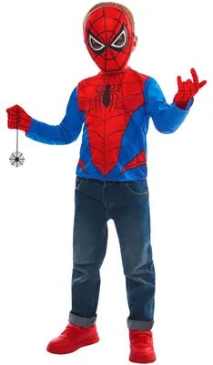 Produktbild von Rubies Spiderman Verkleiden () Benutzerdefiniert 104-116 Cm   Kinder  One Size