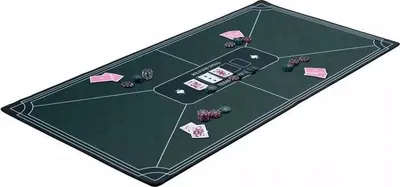 Produktbild von Deluxe-Poker-Tischdecke – 120 x 60 cm – Grün