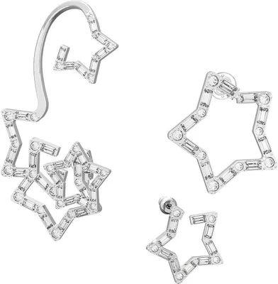 Produktbild von Swarovski Damen Ohrringe Ohrspange Set 3-teilig Kristalle Stella 5617757