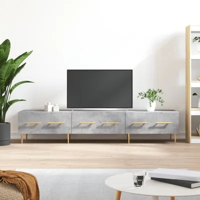 Produktbild von The Living Store TV-Schrank Betongrau 150x36x30 cm Holzwerkstoff