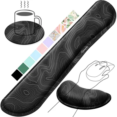 Produktbild von Gimars Handballenauflage Tastatur, Ergonomisches Tastatur mauspad mit gelkissen