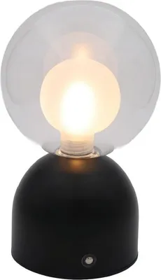 Produktbild von Luxus - Touch-Tischlampe - Lina - Schwarz - H20 x Ø12