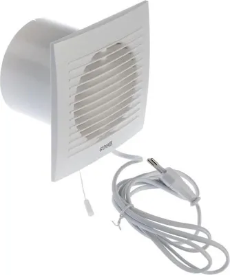 Image de Ventilateur de salle de bain Ø 100mm - Système d'évacuation blanc et silencieux - Ventilateur de salle de bain mural - Cuisine Garage Toilette