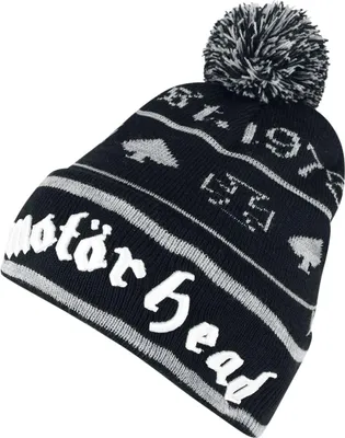 Produktbild von Motörhead Mütze Uni Beanie schwarz/grau Standard