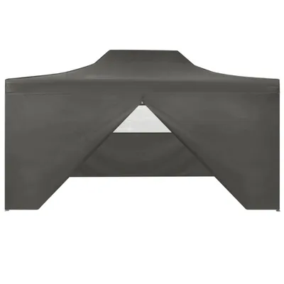 Produktbild von Maison Exclusive - Profi-Partyzelt Faltbar mit 4 Seitenwänden 3×4m Stahl Anthrazit