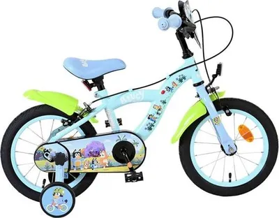 Produktbild von Bluey Kinderfahrrad - 14 Zoll - Hellblau - Zwei Handbremsen