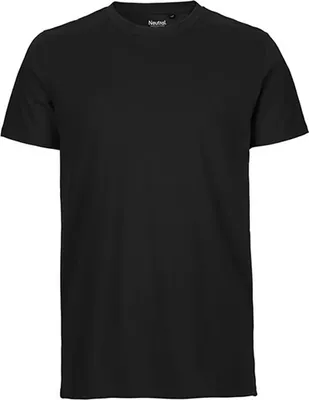 Immagine prodotto di Neutral O61001 | Maglietta uomo aderente + GOTS - Colore: Nero - Taglia: S