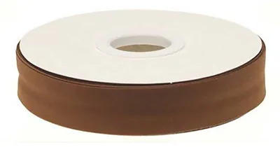 20m Schrägband unifarben 20mm kupferbraun
