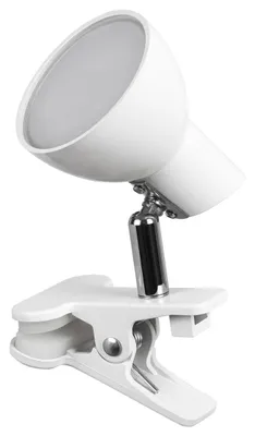 Produktbild von Rabalux 1477 Klemmleuchte Noah, 5W, 3000K, 360lm, weiß, warmweiß, Funktional, 10cm