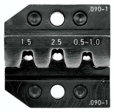 Immagine prodotto di 624 090-1 3 0 Rennsteig Werkzeuge GmbH Inserto di crimpatura per capicorda isolati / non isolati, sezione 0,5 mm² -