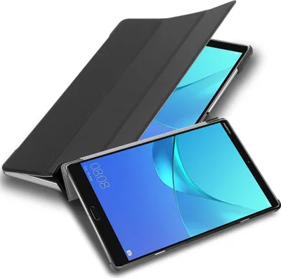Produktbild von Cadorabo Schutzhülle für Huawei MediaPad M5 8 (8.4 Zoll) Tablet Hülle in Schwarz  Etui Case Cover Tasche Auto Wake up