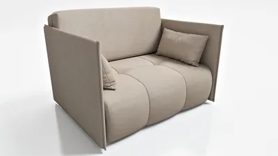 Produktbild von Wohnero24 Nessi 2 Schlafsofa 112x195 cm mit Schlaffunktion & Bettkasten – Sofa Beige