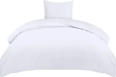 Obrázek produktu pro TRANKIELO® - Sada povlaků na peřinu 135x200 cm a povlaky na polštáře 80x80 cm - Bílá - Mikrovlákno - Odolná a snadno udržovatelná