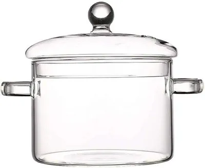 Produktbild von Glaskochtopf 1500ml hitzebeständig zum Kochen