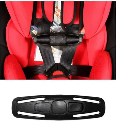 Immagine prodotto di CHPN - Clip per cintura - Morsetto per cintura - Clip per cintura per bambini - Clip e regolatore per cintura di sicurezza per bambini - Nero - Guida sicura - Cintura di sicurezza per bambini - Seggiolino per bambini - Sedile auto