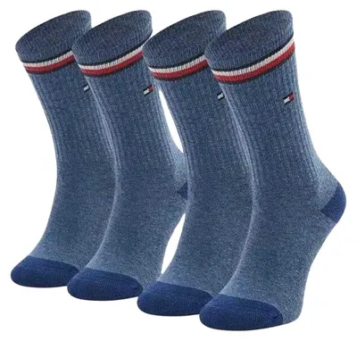 Obrázok produktu pre Tommy Hilfiger – detské ponožky, froté (balenie po 2 ks) NA692 (27,5 EU – 30,5 EU) (modré)