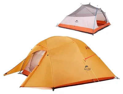 Immagine prodotto di Tenda da trekking, ultraleggera, impermeabile, UP3 210T Arancione