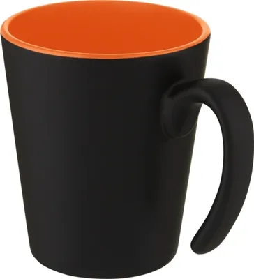 Obrázek produktu pro Bullet - Hrnek na kávu "Oli", keramika, 360ml PF3849 (jedna velikost) (černá/oranžová)