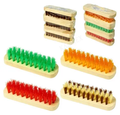 Image de Brosse, bois, poils grossiers, brosse à récurer 17x5cm, brosse à saleté, brosse à récurer, brosse à chaussures, 1 parmi 4 variantes