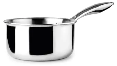 Productafbeelding van Ibili Triply Natuurlijke Braadpan, 20 cm, zilverkleurig. Zilverkleurig, één maat