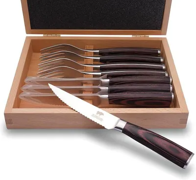 Imagen del producto de Juego de cubiertos para carne, 8 piezas