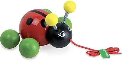 Produktbild von Baby-Marienkäfer als Nachziehspielzeug