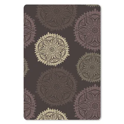 Produktbild von MuchoWow® Mauspad Mousepad Gestaltung - Mandala - Braun 40x60 cm - Mousepads - Maus Mat - Pad - Mausunterlage - Schreibtisch Accesoire