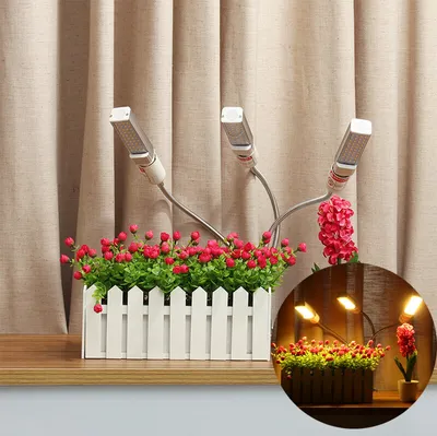 Immagine prodotto di 44/50/60 Led Sistema di luci per la coltivazione a spettro completo Luci per seminatrici per sistemi indoor - Spina USA - 44 LED