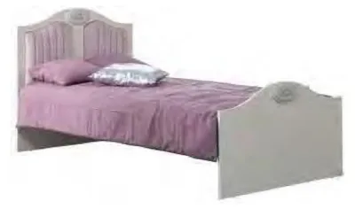 Produktbild von Möbel Jugendzimmer Set Bett Kleiderschrank Nachttisch Kommode mit Spiegel 4tlg