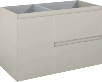 Obrázok produktu pre Kúpeľňová skrinka pod umývadlo Jungborn DECEM fume 1000 x 635 x 458 mm 169009