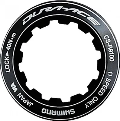 Image de Bague de fermeture Shimano pour cassettes de vélo de course Shimano, Compatible avec:CS-R9100, Montage:-