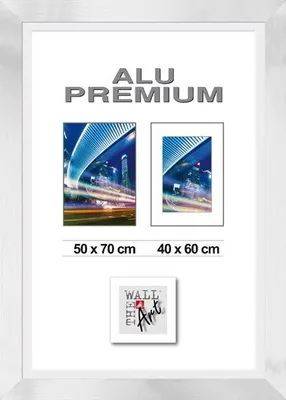Produktbild von Aluminiumrahmen Quattro silber, 50 x 70 cm