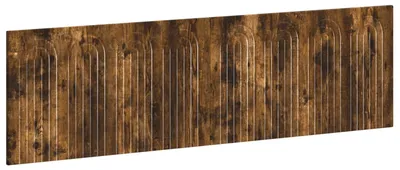 Immagine prodotto di vidaXL Testiera da letto da montare a parete, modello ALKMAAR, realizzata in legno impiallacciato effetto rovere scuro