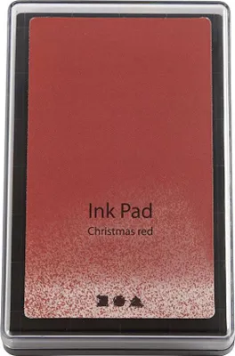 Produktbild von Creativ Company Stempelkissen, Rot, Schwarz, Rot, Unisex, 90 mm, 60 mm, 20 mm