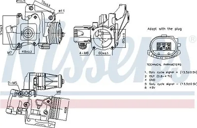 Zdjęcie produktu dla Zawór Egr Volvo 2,0D/2,4D