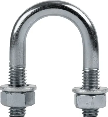 Produktbild von DROMET Bügelschraube M6 x 18 mm (3/8") Typ B U-Bolzen verzinkt mit Muttern