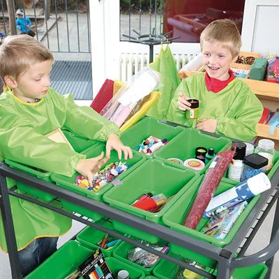 Immagine prodotto di Carrello giocattolo in metallo Beleduc - colorato e pratico per i bambini