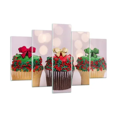 Produktbild von Bilder auf glas - Cupcakes Dessert Kuchen gebacken - 150x100cm - Glasbilder - Wandbilder - Kunstdruck - Wanddekoration aus Glas - Glas Bilder - Wandbild auf Glas - GEA150x100-2436