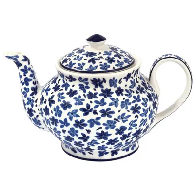 Produktbild von Greengate Dahla Teekanne rund white 1l