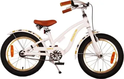 Produktbild von Volare Miracle Cruiser Kinderfahrrad - Mädchen - 16 Zoll - Weiß - Prime Collection
