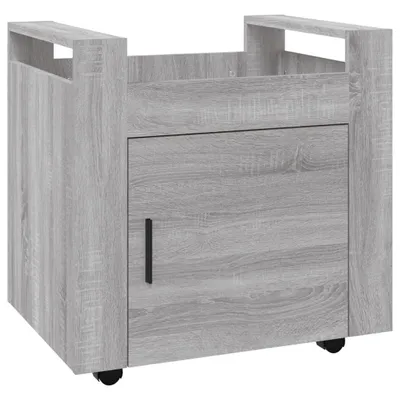 Produktbild von Bürowagen Grau Sonoma 60x45x60 cm Holzwerkstoff